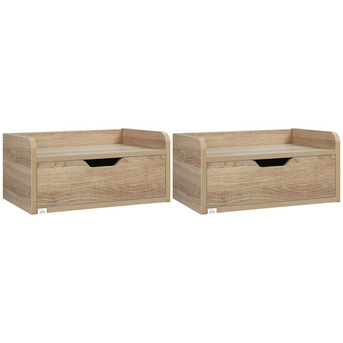 Floating nightstand set 2 - floating,