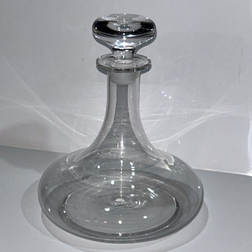Glass crystal ships decanter - ships,