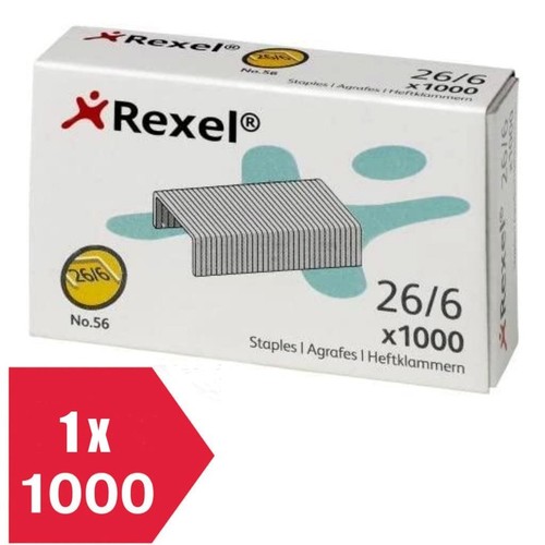 Rexel staples 6 steel - rexel, no.56