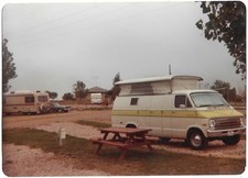 Vintage Old 1970s Color Photo