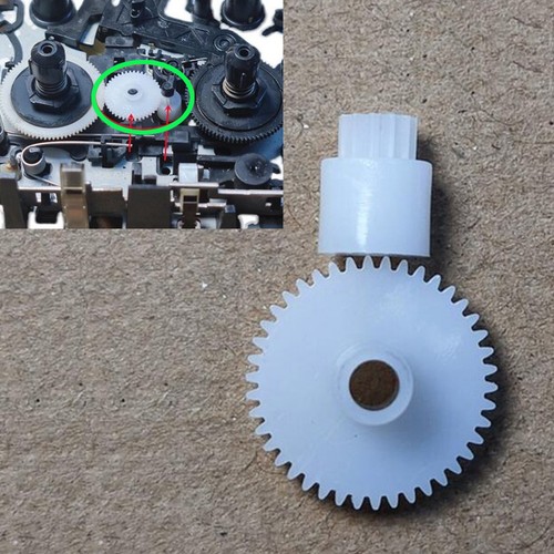 Tape deck drive - tape, gear