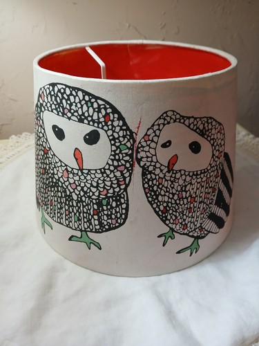 Lamp shade owl pair - owl,