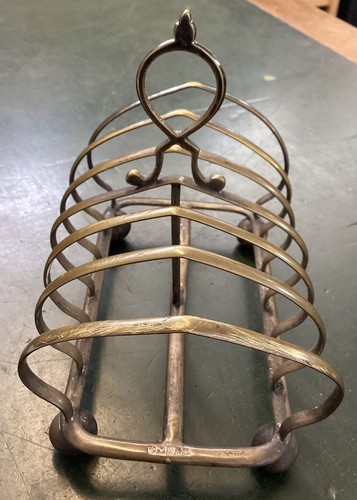 Silver plated toast rack 6 - plated,