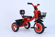 Kids Tricycle Red Blue White – Sturdy Sporty Design – New