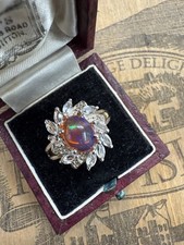 Mexican Fire Opal Ring