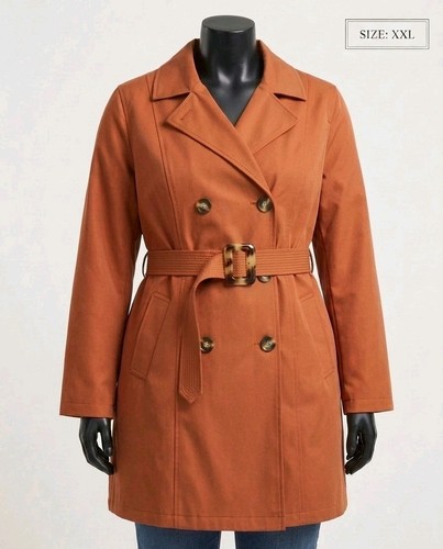Reitmans burnt orange trench - burnt,