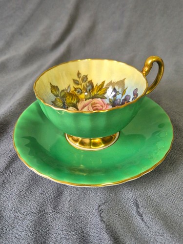 Rare aynsley cabbage rose 1033 - aynsley,