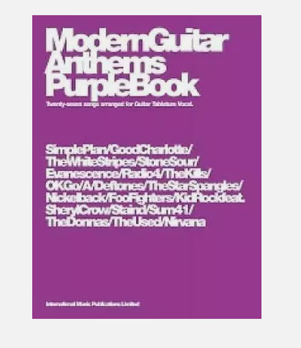 Modern guitar anthems purple - modern,