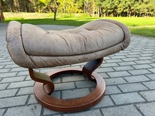 Rare!! Big Ekornes Stressless Ottoman Foot Stool