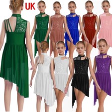 UK Girls Lyrical Dance Dress