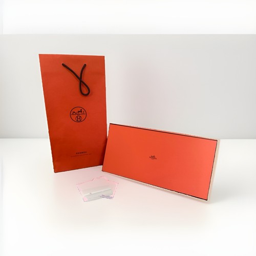 Hermes orange tie - tie, box