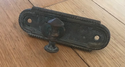 Victorian brass door - door, pull
