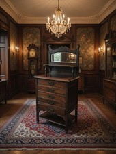 Edwardian music display - edwardian,