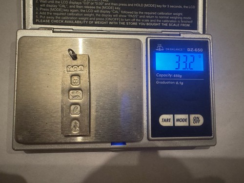 925 solid silver bullion ingot - solid,