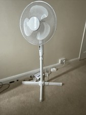 12" Plastic Fan Blade 3 Leaves for Standing Pedestal Floor Wall/Table Fanner