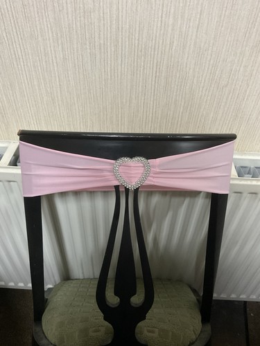 Lycra chair sash pink with - chair,