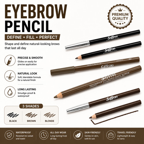 Saffron london eyebrow pencil - london,