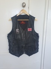 Custom Motorcycle Leather Cut/ Motorcycle Vest
