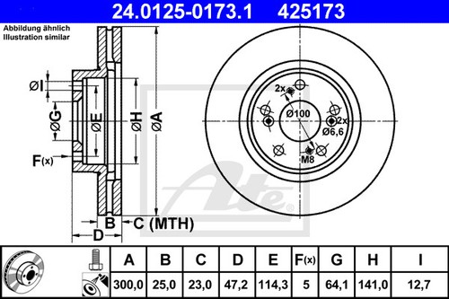 New brake disc for - disc,