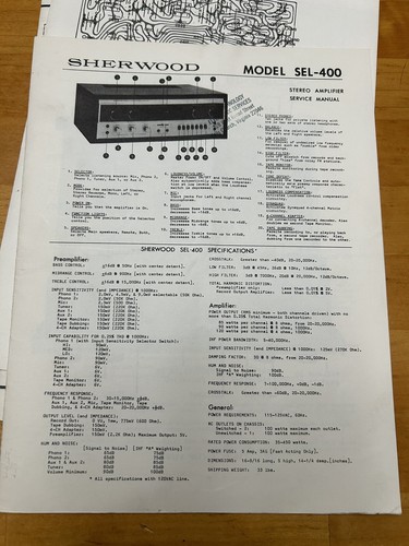 Sherwood model sel - model, stereo