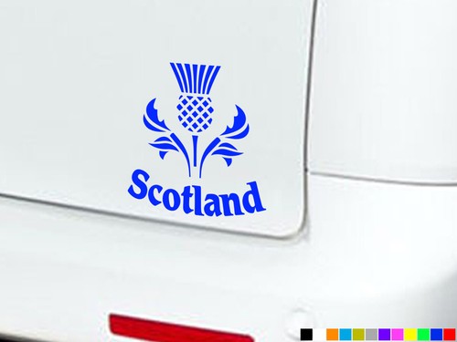 Scotland scottish thistle car - scotland,