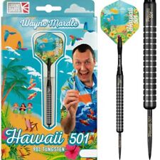 Legend Darts - Legend Wayne Mardle Darts - Steel Tip - Hawaii 501 - Black - 21g