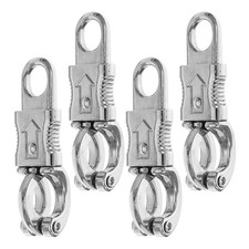  4pcs Quick Release Snap Hooks: Horse Harness Equestrian Training Horse Saddles
