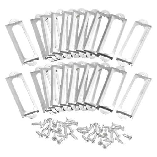 Metal label holders 60x17mm - metal,