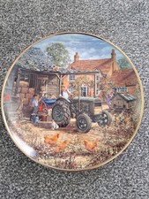 Vintage - Ford Tractors - Collectors Plate - Off to Work - 1943 Fordson Model N