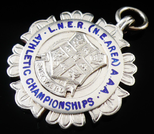 Sterling silver enamel pocket - silver,