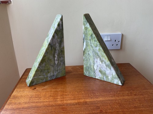 Pair vintage connamara marble - pair,