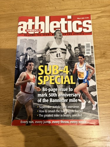 Athletics weekly magazine - magazine, may