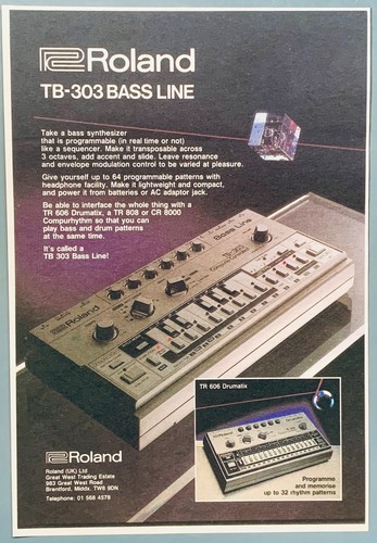 Roland 303 original 1982 - tb-303,