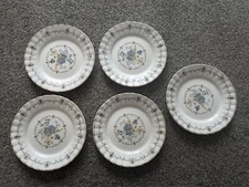 5 x Mayfair Argyle Floral Bone