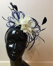 Customised Feather Hair Fascinator on Headband Wedding Royal Ascot Races Bespoke