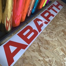 ABARTH Logo Size Gloss Red