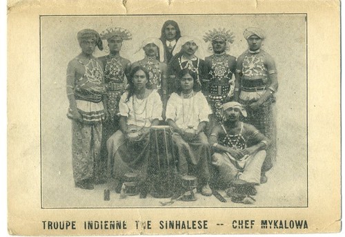 The sinhalese indian troupe - the,