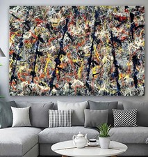 Jackson Pollock Blue Poles