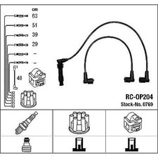 0769 NGK IGNITION CABLE KIT