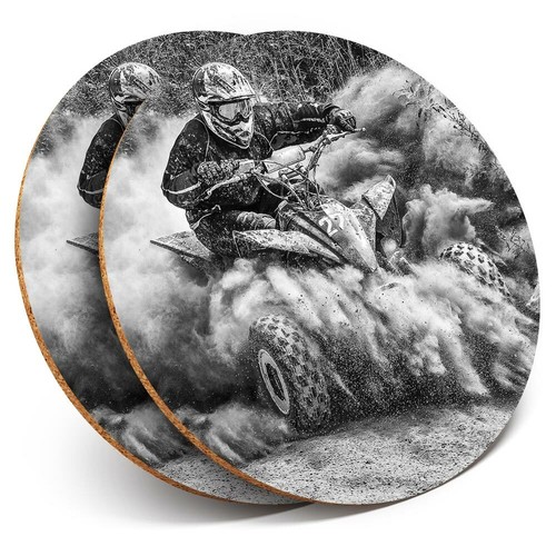 Coasters quad bike - bw,