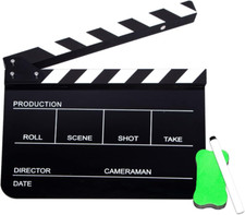 Acrylic Plastic Clapper Board
