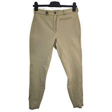 Pikeur Lugana Softshell Fleece Lined Breeches Beige Size GB 24 / EURO 38 Jodphur