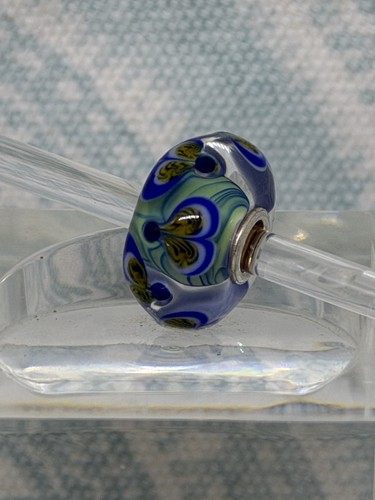 Authentic trollbeads ooak blue - authentic,