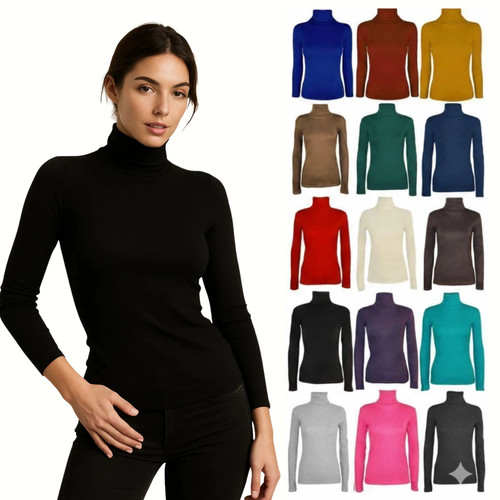 Ladies womens polo neck - polo,