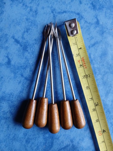 Vintage fondue forks cocktail - forks,