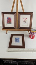 3 Vintage Framed Miniature