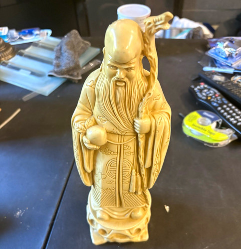 Chinese carved ivory - carved, ivory-color