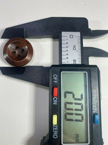 20mm dark brown wooden - dark,