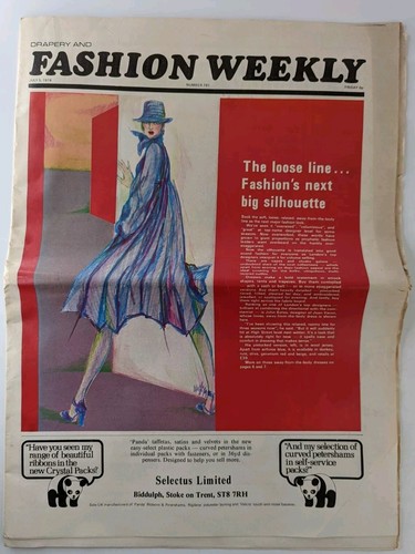 Vintage drapery and fashion - and,