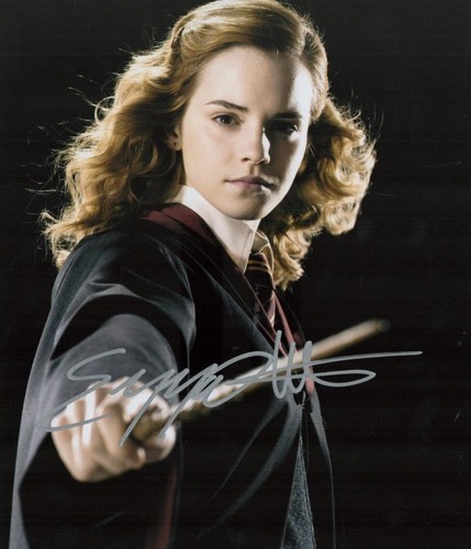 Emma watson signed x 11 - signed, 8.5